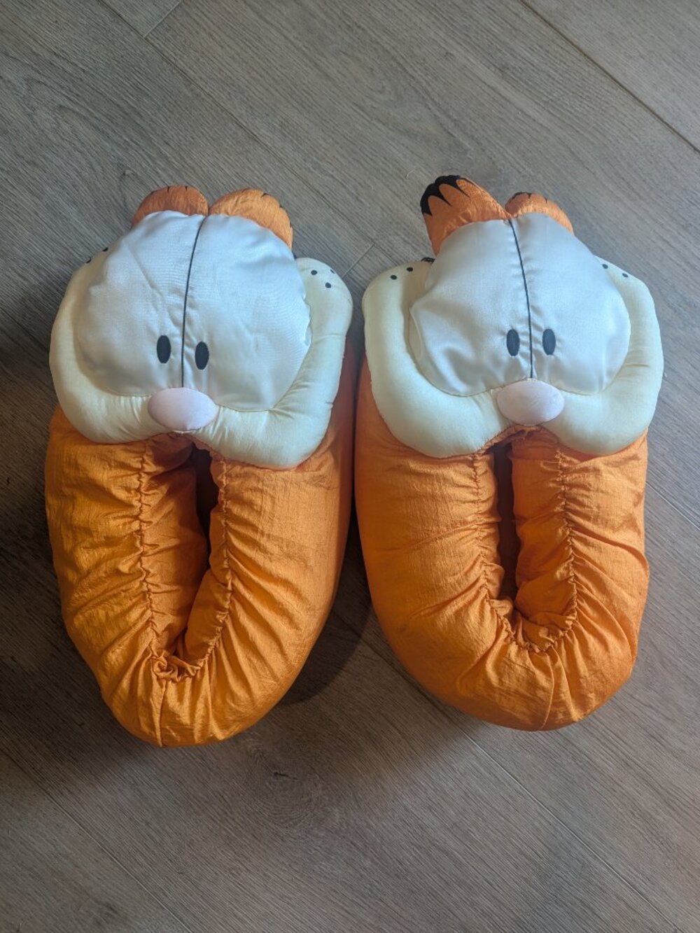 VTG Garfield Slippers Plush 1981 Footwear Pajamas Collectible Comfortable 11-12